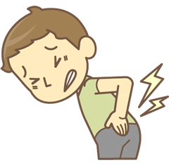 腰痛のイラスト