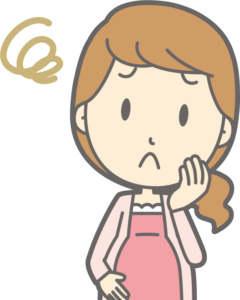 妊娠中の女性のイラスト