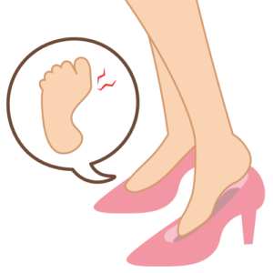 外反母趾のイラスト