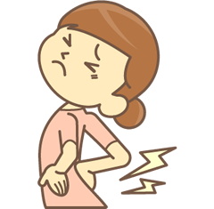 脊柱管狭窄症・腰の痛みのイラスト