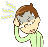 頭痛のイラスト