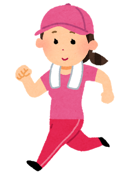 ランニングのイラスト