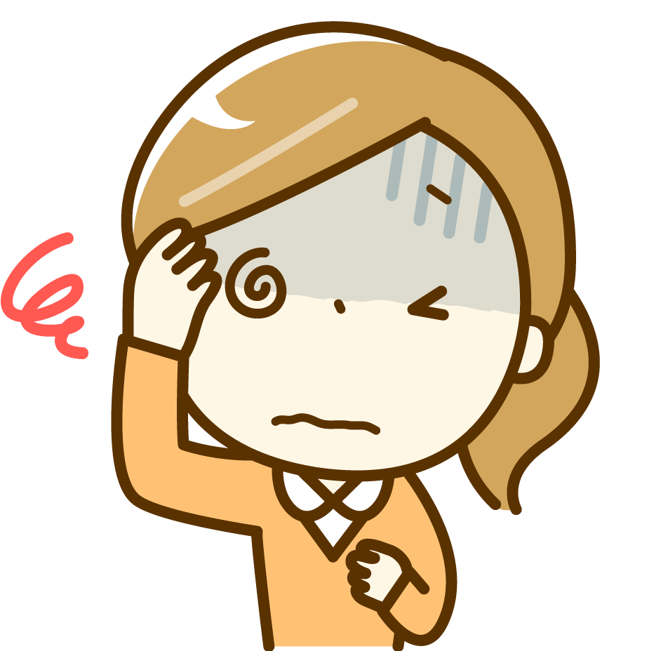 めまいのイラスト