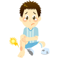 捻挫・打撲のイラスト