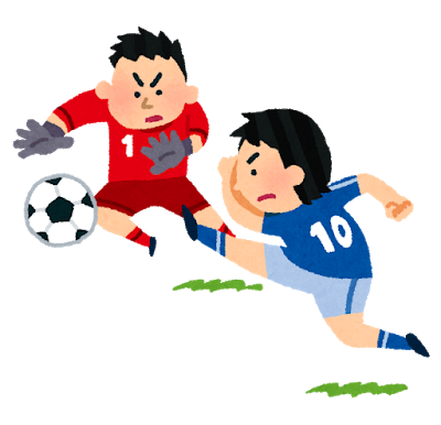 サッカーのイラスト