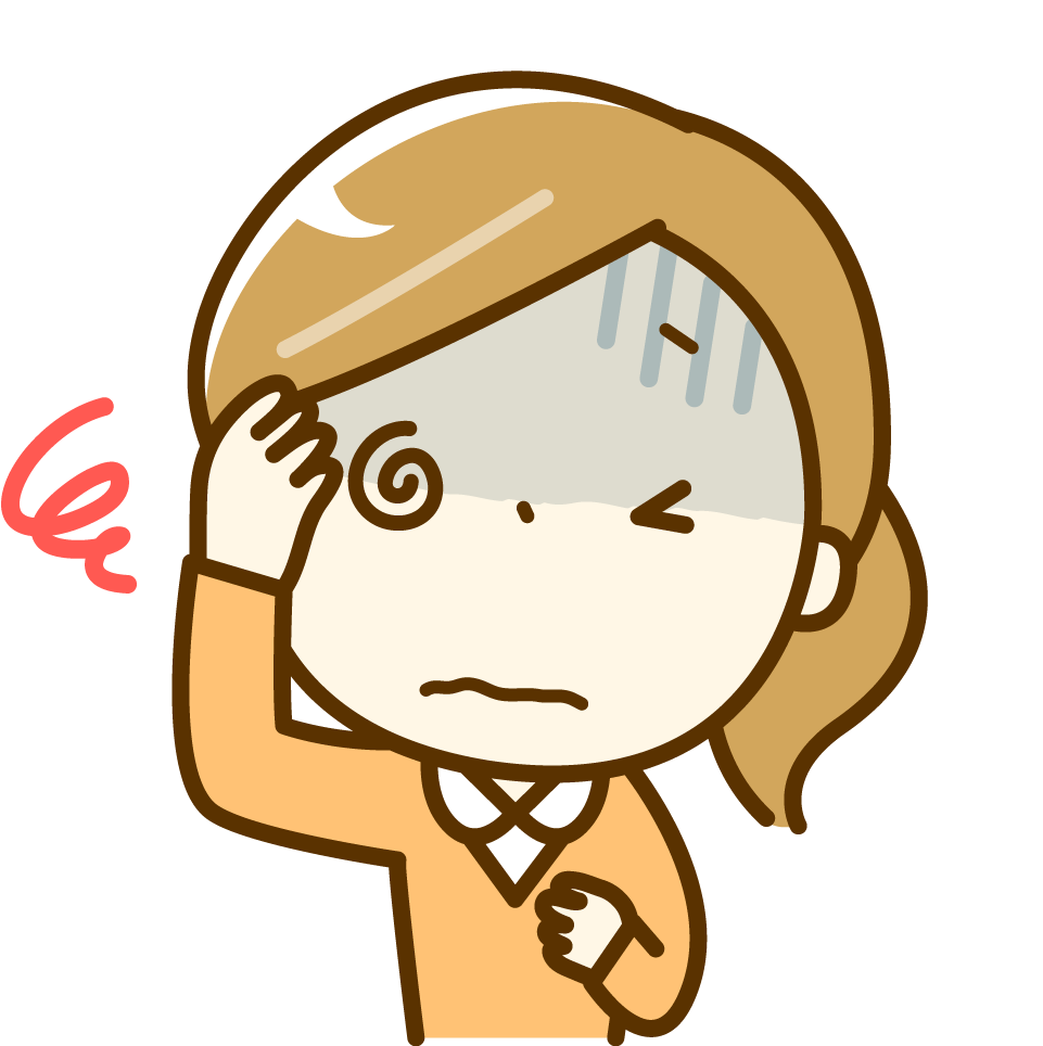 めまいのイラスト