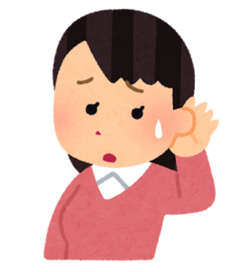 突発性難聴のイラスト